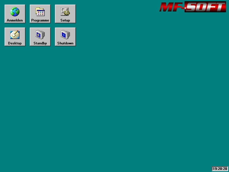 Der Active Internet Desktop (Hauptbildschirm)