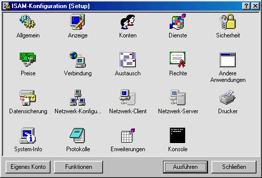 Das Setup (nur für Admins)