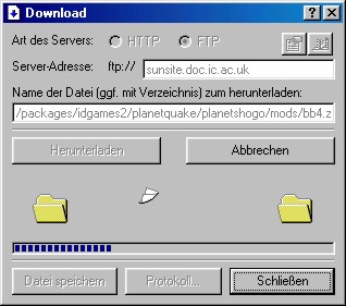 Download einer Datei durch einen Benutzer